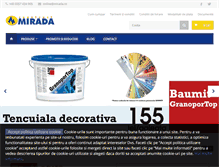 Tablet Screenshot of mirada.ro